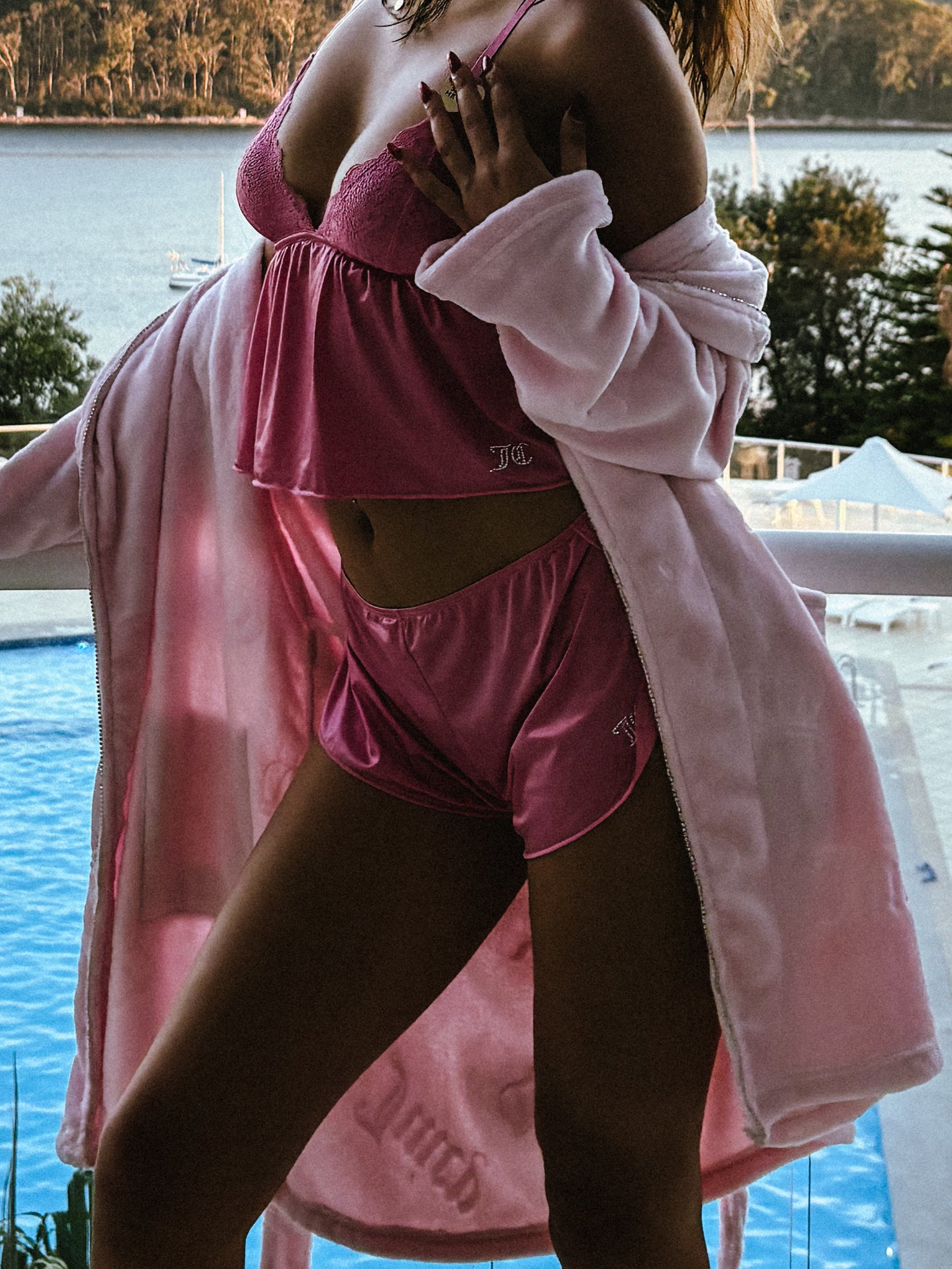 Pink Juicy Couture Robe